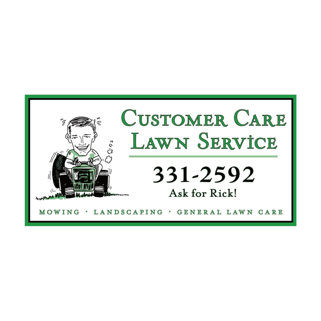 Customer Care Lawn Service, logo on The Local Hub Iowa City