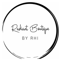 Radiant Boutique By Rhi, a women’s clothing store located in Coralville, Iowa specialized in personal styling. Logo on The Local Hub Iowa City