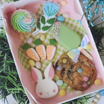 Custom Easter cookies by SweetCakes by Paige, a home baker located in North Liberty, Iowa, on The Local Hub Iowa City