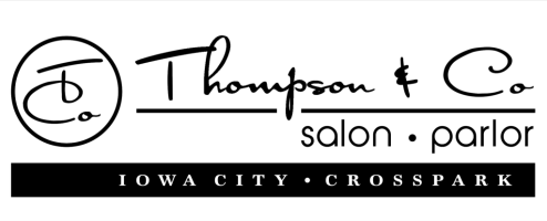 Thompson & Co. Salon & Parlor (TCo) logo on The Local Hub Iowa City