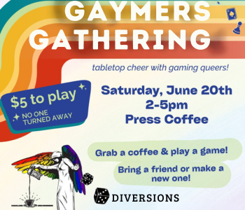 Gaymers Gathering at Press Coffee The Local Hub Iowa City