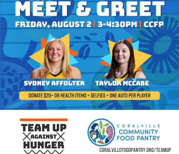 Meet and Greet Coralville Food Pantry The Local Hub Iowa City