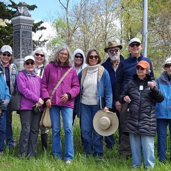 TRAIL members at Rochester Cemetery, image on The Local Hub Iowa City