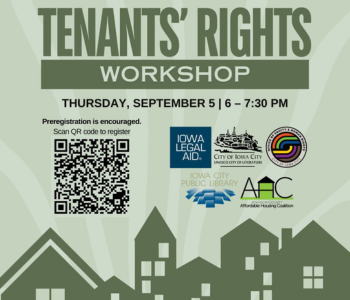 Tenants Rights Workshop The Local Hub Iowa City