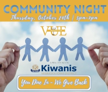 Community Night at the Vue. The Kiwanis. The Local Hub Iowa City