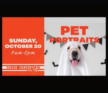 Halloween Pet Portraits at Big Grove Iowa City. The Local Hub Iowa City