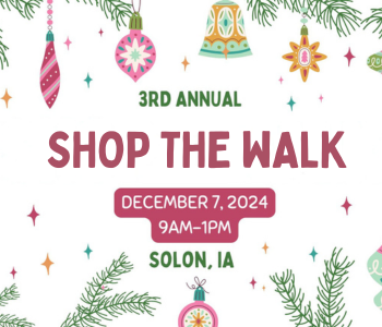 Shop the Walk in Solon. The Local Hub Iowa City