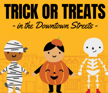 Trick or Treat in the Downtown Streets. The Local Hub Iowa City