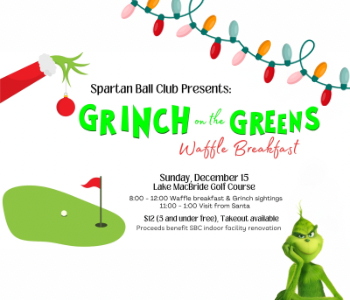 Grinch on the Green. Lake MacBride Golf Course. The Local Hub Iowa City