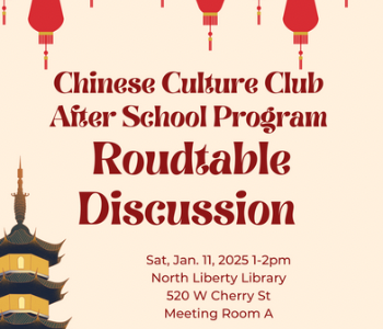 Chinese Club Roundtable Discussion. The Local Hub Iowa City