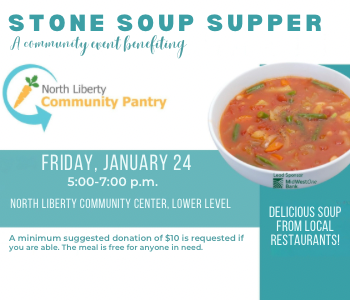 Stone Soup Supper for the North Liberty Pantry. The Local Hub Iowa City