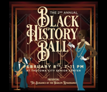 Black History Ball hosted by the Iowa City Senior Center. The Local Hub Iowa City