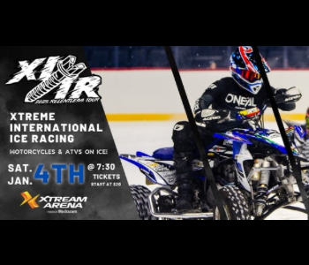 Motorcycle Ice Racing at Xtreme Arena. The Local Hub Iowa City