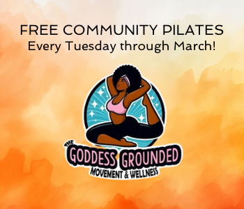 Free Community Pilates with Goddess Grounded Movement & Wellness, event on The Local Hub Iowa City