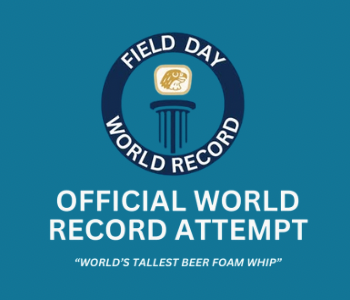 World Record attempt for World’s Tallest Beer Foam Whip by Field Day Brewing Co. Event on The Local Hub Iowa City