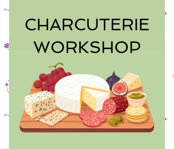 Charcuterie workshop at White Pumpkin Studio in West Branch, Iowa. Event on The Local Hub Iowa City