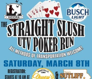 UTV Poker Run, Straight Slush, in Shueyville. Event on The Local Hub Iowa City
