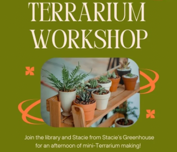 Free Terrarium Workshop in Tiffin, Iowa. Event on The Local Hub Iowa City