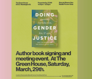 Book signing at The Green House to support trans. Event on The Local Hub Iowa City