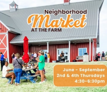 Neighborhood Market at the Farm hosted by Colony Acres in North Liberty, Iowa. Event on The Local Hub Iowa City