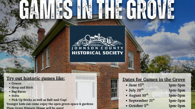 Join the Johnson County Historical Society at Plum Grove for Games in the Grove. Event on The Local Hub Iowa City