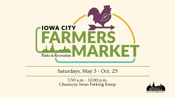 Iowa City Farmers Market in the Chauncey Swan Parking Ramp in Downtown Iowa City. Event on The Local Hub Iowa City