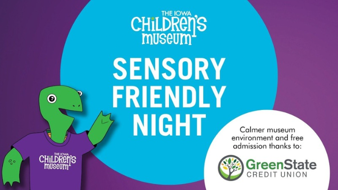 Sensory Friendly Night at the Iowa Children’s Museum presented by GreenState Credit Union. Event on The Local Hub Iowa City