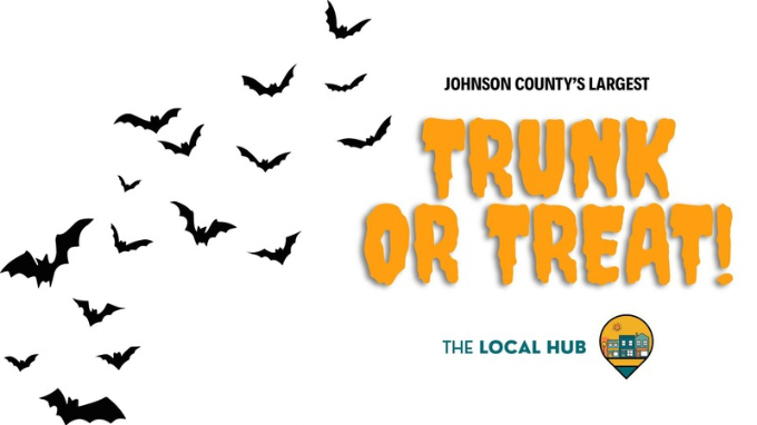 Johnson County’s Largest Trunk or Treat in Iowa River Landing. Event hosted by The Local Hub Iowa City