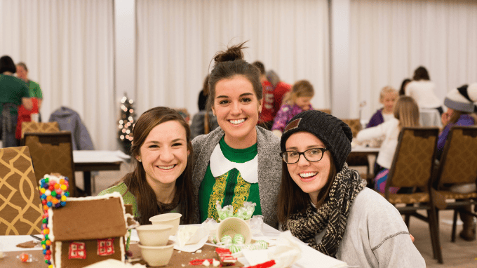 Gingerbread House Competition in Downtown Iowa City. Event featured on The Local Hub Iowa City