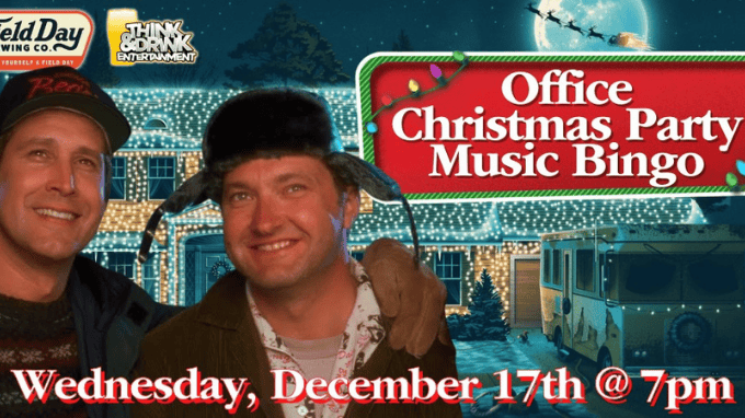 Music BINGO by Think & Drink Entertainment at the Office Party at Field Day Brewing. Event featured on The Local Hub Iowa City