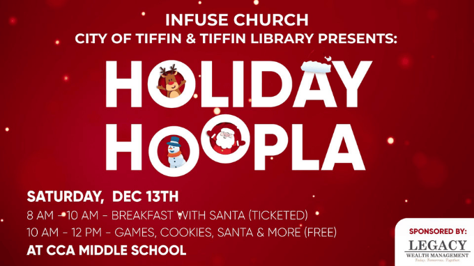 Infuse Church presents Holiday Hoopla at the Clear Creek Amana Middle School in Tiffin, Iowa. Event featured on The Local Hub Iowa City
