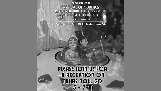 Press Coffee in Iowa City presents artist Jenn Patterson. Event featured on The Local Hub Iowa City