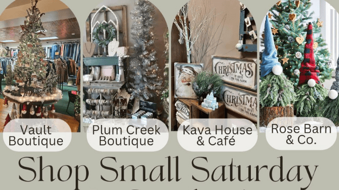 Shop Small Business Saturday in Swisher, Iowa. Event featured on The Local Hub Iowa City