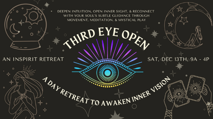 Day Retreat at Anahata Wellness Co-op in Coraville designed to awaken your inner vision (third eye open). Event featured on The Local Hub Iowa City