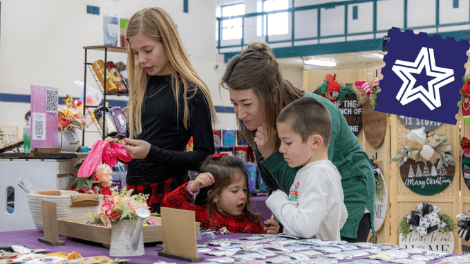 Vendor fair at the North Liberty Community Center. Event featured on The Local Hub Iowa City